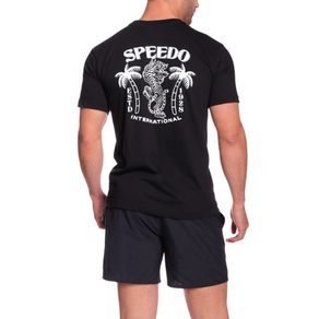 Camiseta-hombre-negro|ropa-y-accesorios-para-nadar|Speedo|Colombia