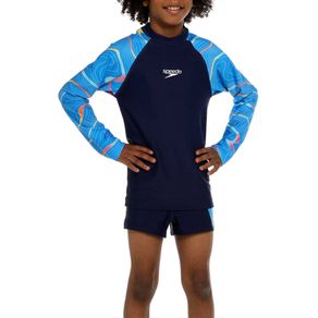 Camiseta-proteccion-solar-hombre-Azul|ropa-y-accesorios-para-nadar|Speedo|Colombia