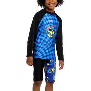 Camiseta-proteccion-solar-hombre-Negro|ropa-y-accesorios-para-nadar|Speedo|Colombia