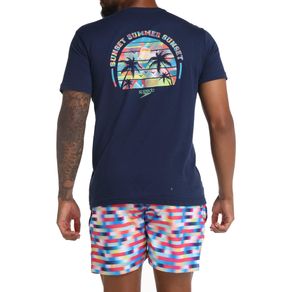 Camiseta-Algodon-Hombre-Azul|ropa-y-accesorios-para-nadar|Speedo|Colombia