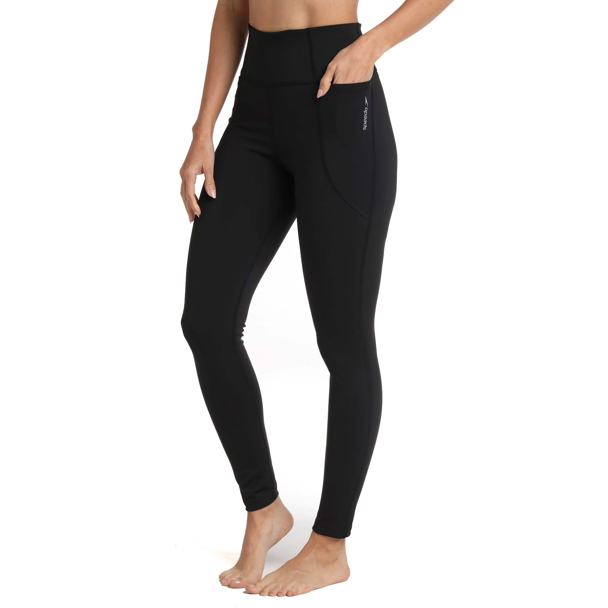 Pantalon-Leggings-Femenino-Negro|ropa-y-accesorios-para-nadar|Speedo|Colombia